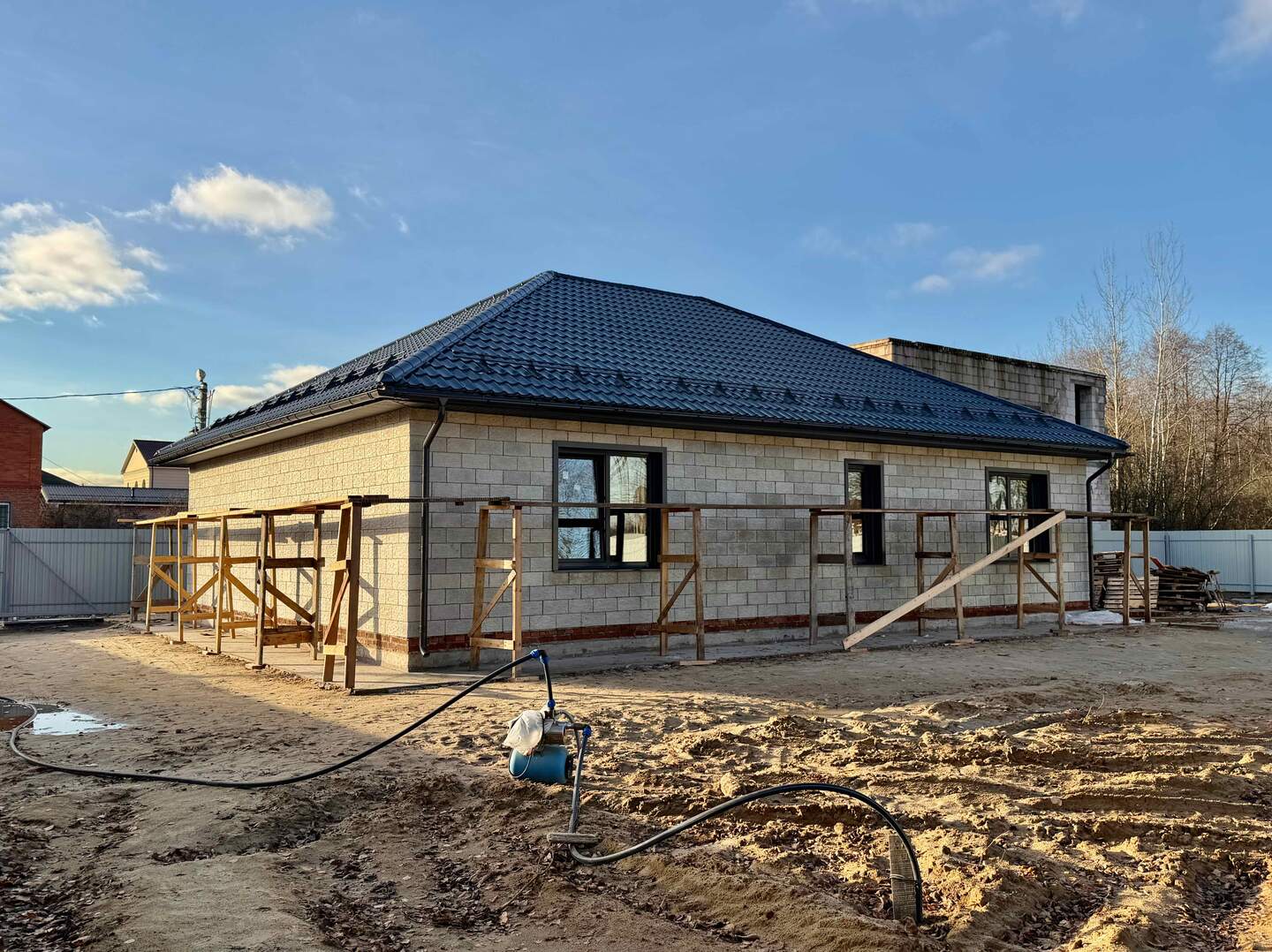 Москва и МО, городской округ Щёлково, деревня Шевёлкино, Заречная улица, 38А; Дом 128м² на участке 5,90 сот. 1 эт.